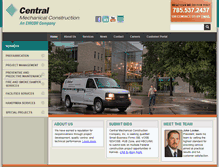 Tablet Screenshot of centralmechanical.com